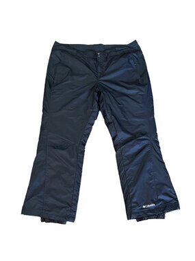 Columbia Womens Black Waterproof Insulated Snow Pants Size 3X